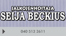 Jalkojenhoitaja Seija Beckius logo